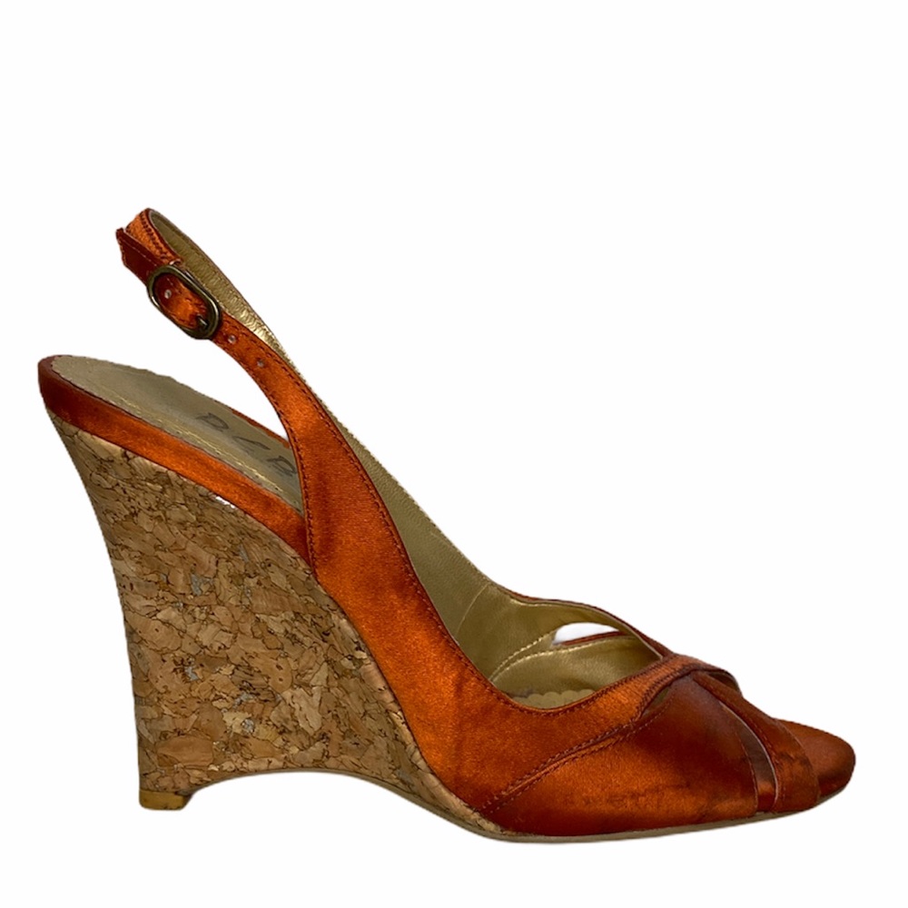 BCBG | Satin Slingback Wedges